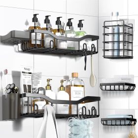 7-Pack, Rustproof Stainless Steel Bathroom Shelves