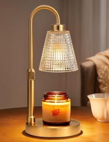 Gold Candle Warmer Lamp with Timer, Dimmable Candle Warmer for Jar Candles, Height Adjustable Wax Melts Warmer, Birthday Gifts for Women Mom
