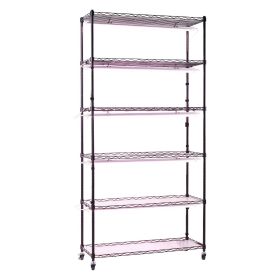 Plant Shelf with Grow Light, 6-Tier Indoor Plant Stand, 71in Tall Indoor Plants Display Rack with Wheels & Timer, 150W 3800K Full Spectrum Grow L