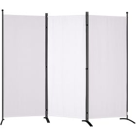 Room Divider, 6.1 ft Room Dividers and Folding Privacy Screens (3-panel), Fabric Partition Room Dividers for Office, Bedroom, Dining Room, Study (Default: Default)